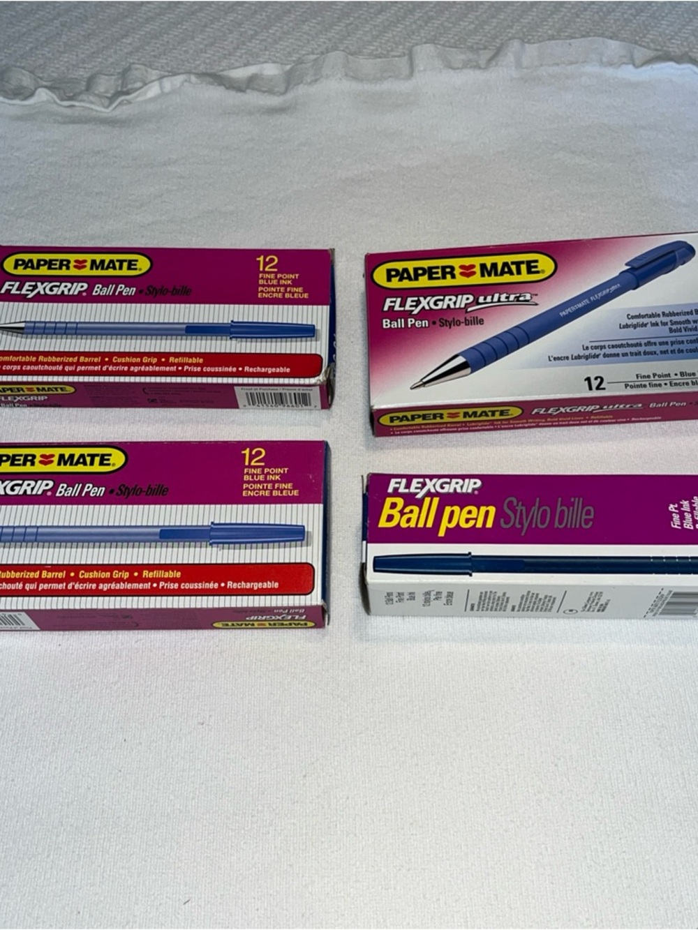 Lot of FlexGrip Ultra Blue/black Ballpoint Pens